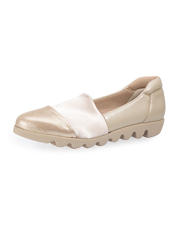 ゴールド 【会員優待5%OFF】【春夏新色】インステップストレッチスリッポン