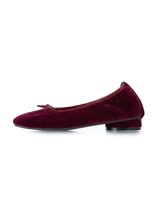 ワイン 【送料無料】Low Heel Ballerina