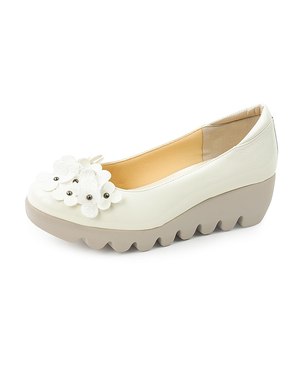 アイボリー 【2足で10%OFF】【特別価格】プチフラワー