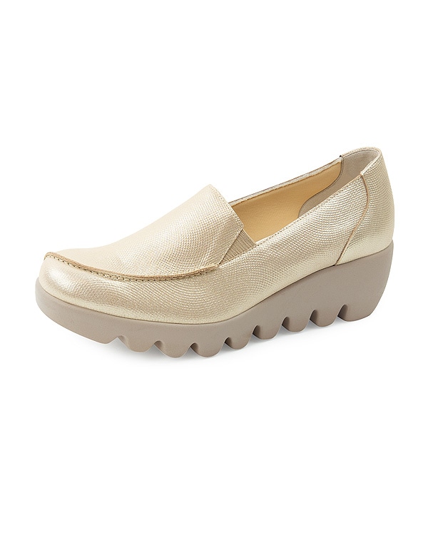 ゴールド 【2足で10%OFF】【特別価格】モカシン